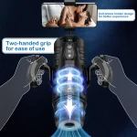 automatic thrusting rotating male masturbator