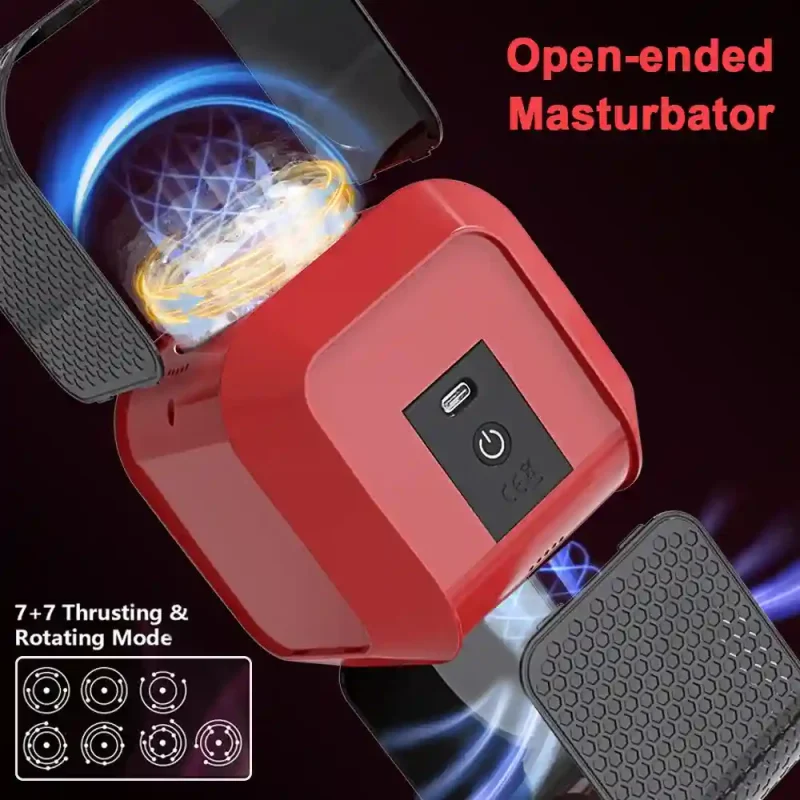 automatic male masturbator telescopic rotation