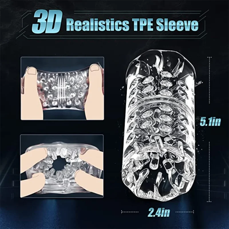 automatic male masturbator rotating penis vibrator sex toy