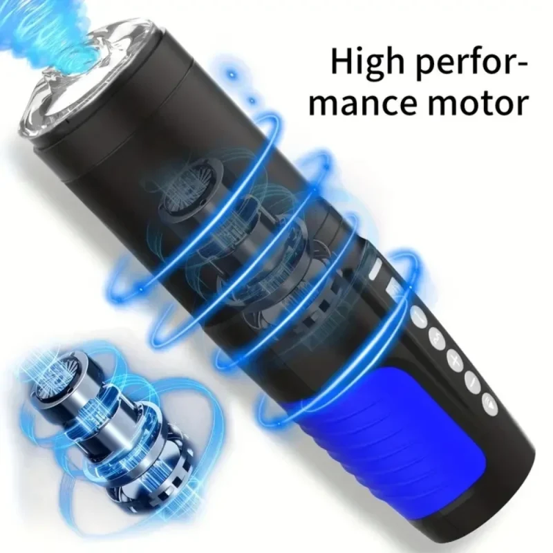 automatic male masturbator cup thrusting rotating