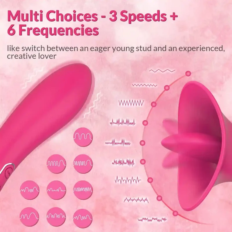 g spot tongue licking vibrator clit stimulator