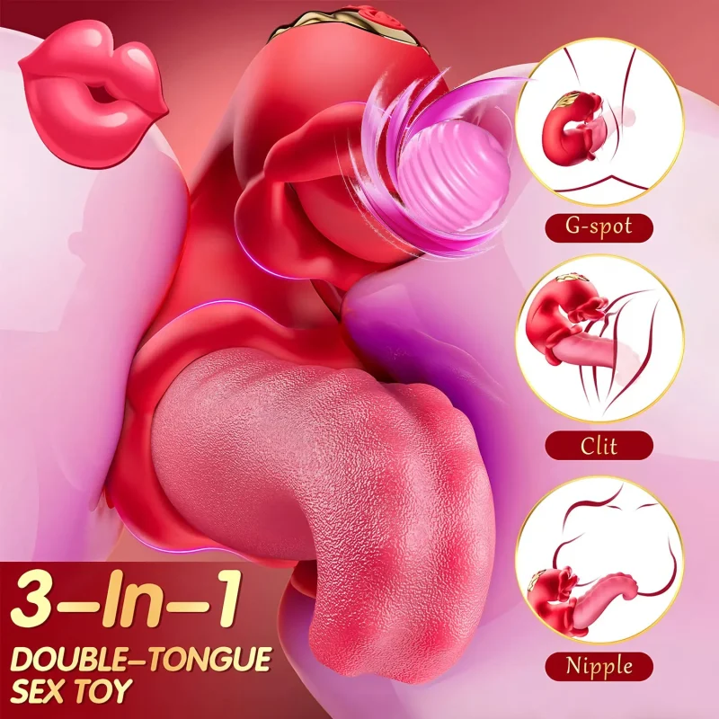 thrusting dildo tongue vibrator women