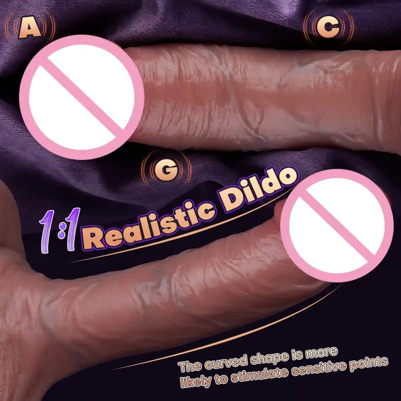 realistic soft silicone dildo women