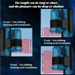 automatic telescopic male masturbator sucking vibrator