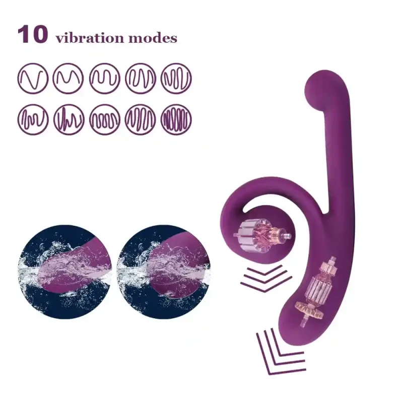 telescopic g spot rabbit vibrator women