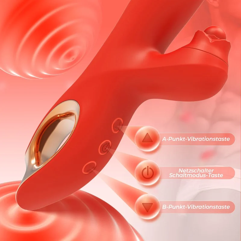 rose thrusting tongue vibrator rose thrusting tongue vibrator