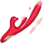 3 in 1 thrusting dildo vibrator heating