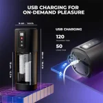 automatic thrusting male masturbator sucking blowjob