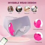 wearable clitoris licking vibrating panties