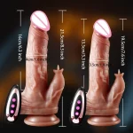 realistic thrusting clitoris licking vibrator dildo realistic thrusting clitoris licking vibrator dildo