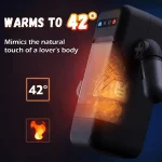 automatic thrusting heating masturbator phone holder