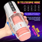 5d telescopic automatic masturbator heating voice 5d telescopic automatic masturbator heating voice