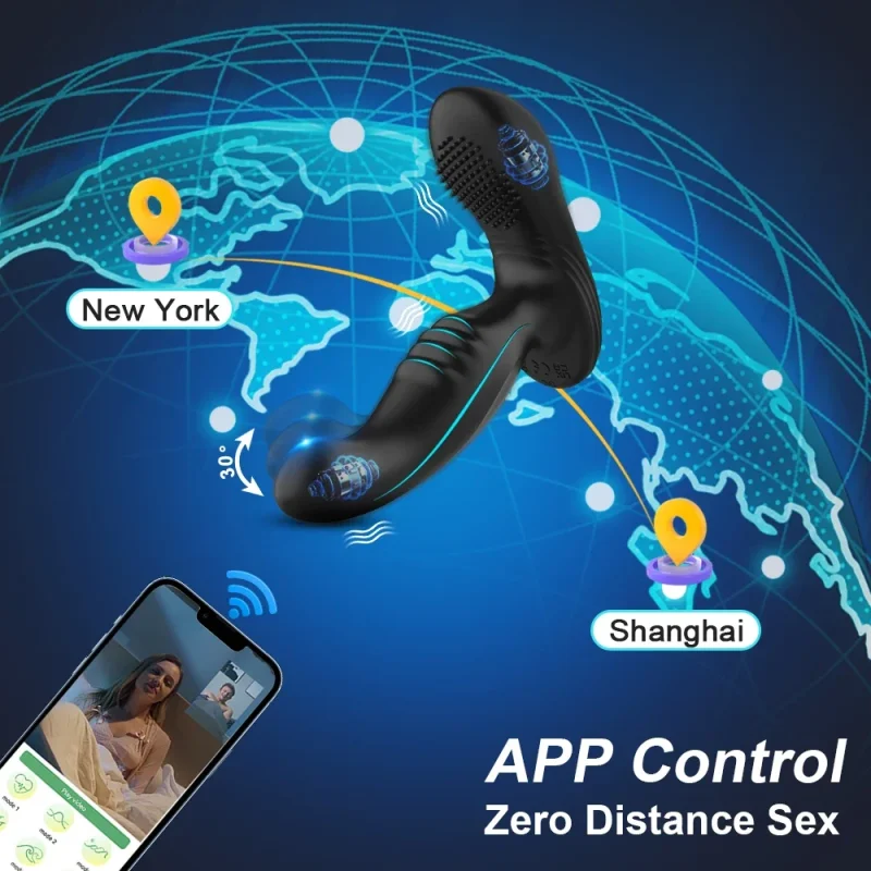 app control prostate massager men