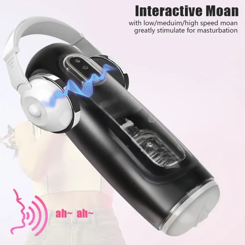 penis trainer 10 modes vibrator vagina real pussy male masturbator automatic rotating telescopic erotic sex toys for men