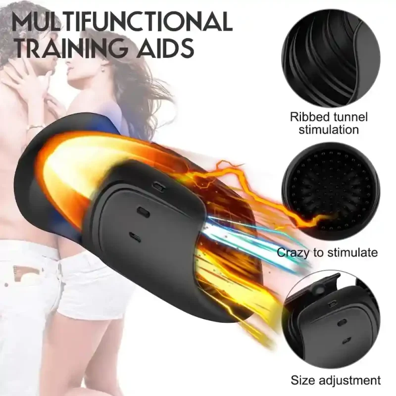 glans vibrator male masturbator delay trainer