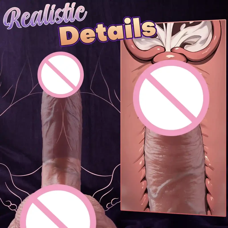 realistic soft silicone dildo women