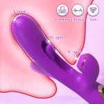 3 in 1 sucking flapping vibrator