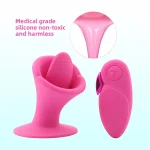remote tongue lick vibrator control