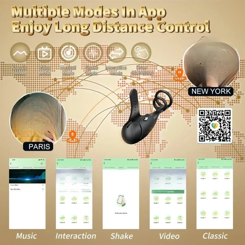 app controlled mens penis vibrator cock ring