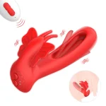 wearable tapping flapping dildo vibrator remote
