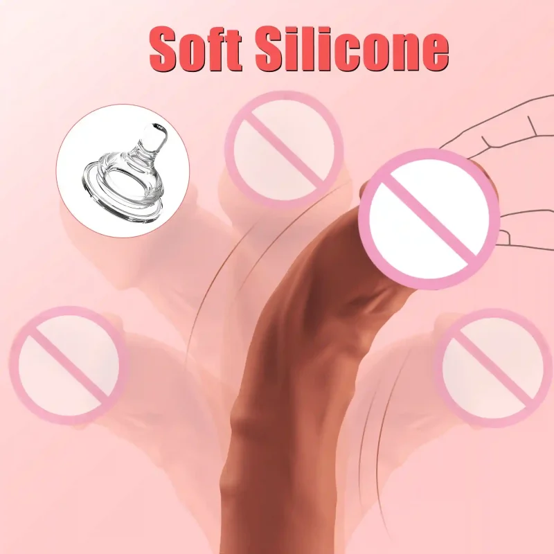 realistic vibrating dildo g spot heating women