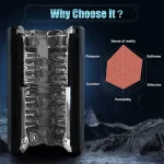 automatic male masturbator rotating penis vibrator sex toy