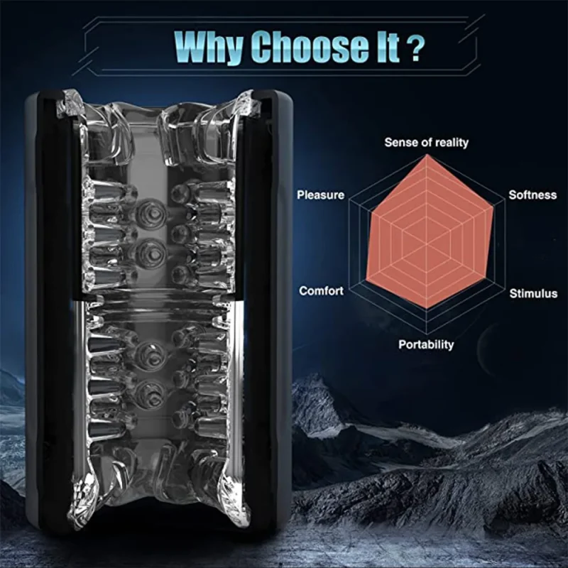 automatic male masturbator rotating penis vibrator sex toy