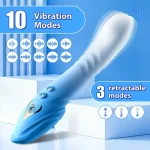 thrusting g spot vibrator clit stimulator
