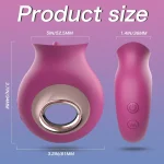 tongue licking sucking vibrator rose toy