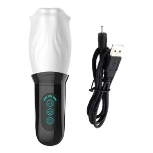 automatic male masturbator oral trainer glans