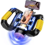 gamepad male masturbator thrusting rotating phone holder