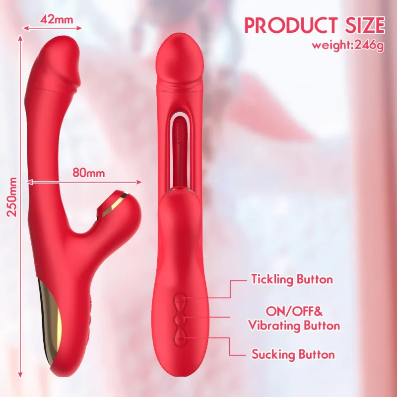 sucking vibrator dildo clitoral gspot