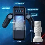 automatic thrusting heating masturbator phone holder