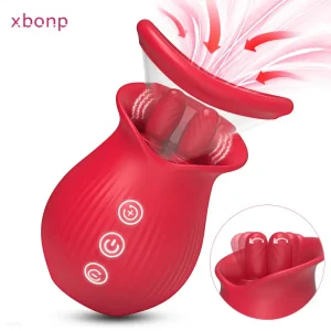 powerful sucking vibrator for women with tongue licking 10 wiggling modes sucker clitoris stimulator sex toys goods for adults
