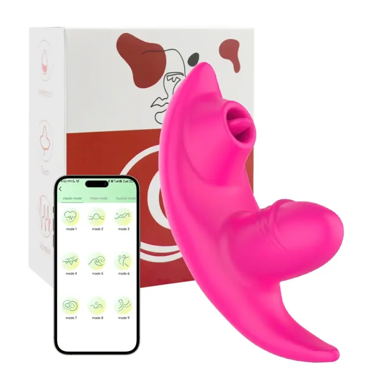 wearable clitoris licking vibrating panties