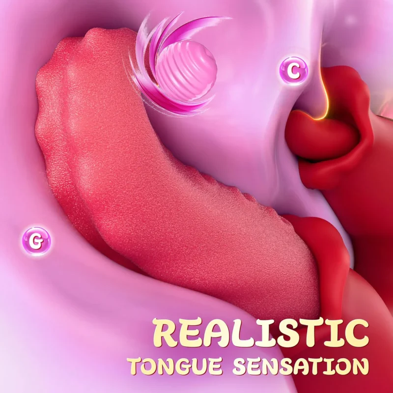 thrusting dildo tongue vibrator women