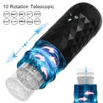 automatic male masturbator sex toy men telescopic rotation vagina masturbation device tool adult product self defense equipment