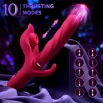 thrusting dildo vibrator 3in1 rabbit gspot stimulator thrusting dildo vibrator 3in1 rabbit gspot stimulator