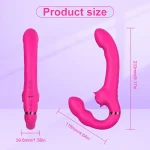 3 in 1 dildo vibrator women clit stimulator