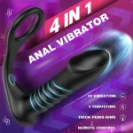 telescopic vibrating prostate massager remote telescopic vibrating prostate massager remote