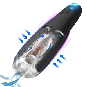 automatic sucking male masturbator vibration blowjob machine masturbation cup with 9 suction&10 vibrating modes sex toys for men