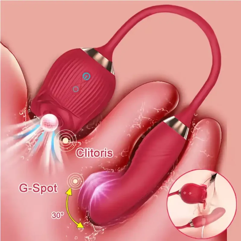 licking vibrator for women clitoral nipple stimulator massager swing wiggle dildo 2 in 1 sex toy for women adult sex products