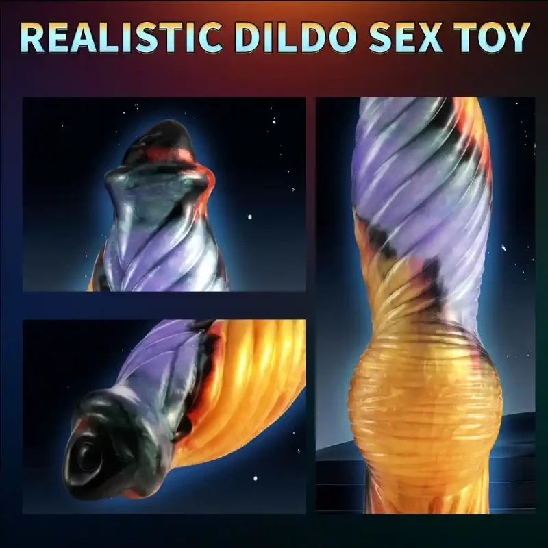 thrusting monster dragon dildo remote