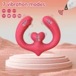 g spot double ended sex toys dildo vibrator for women lesbian couples remote control 7 vibration vibrators strapless strap on 18