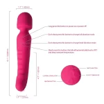 powerful dual head g spot clitoris vibrator wand powerful dual head g spot clitoris vibrator wand