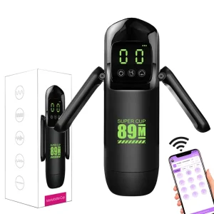 automatic thrusting sucking male masturbator lcd