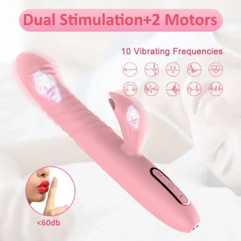 telescopic rabbit vibrator heating thrusting telescopic rabbit vibrator heating thrusting