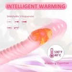 telescopic rabbit vibrator heating thrusting telescopic rabbit vibrator heating thrusting