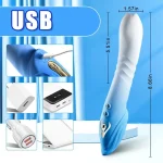 thrusting g spot vibrator clit stimulator