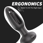 remote control prostate massager vibrator